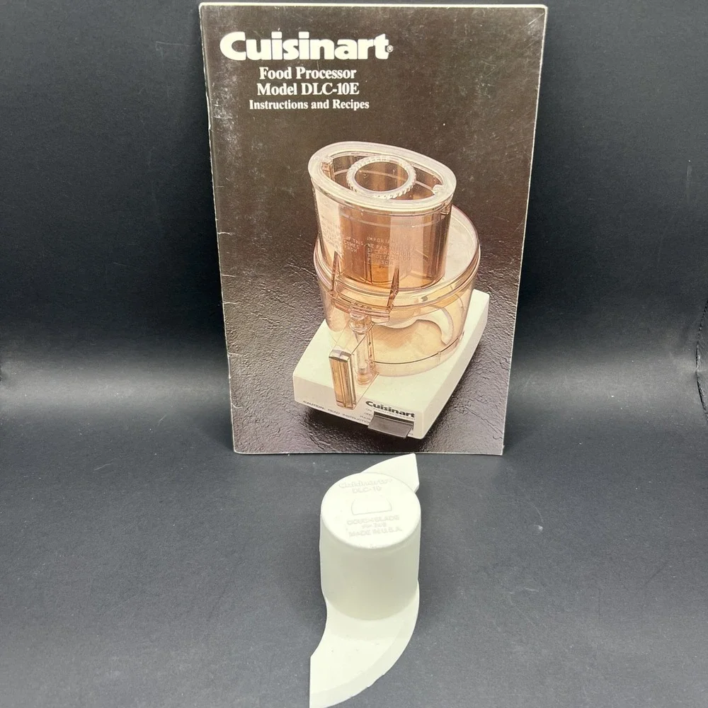 Cuisinart Food Processor DLC-10 - Dough Blade Original Part FP-749 W/ Booklet